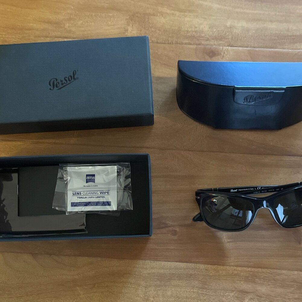 Persol Black Sunglasses - Picture 2 of 5